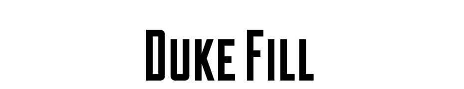 Duke Fill Font Download Free